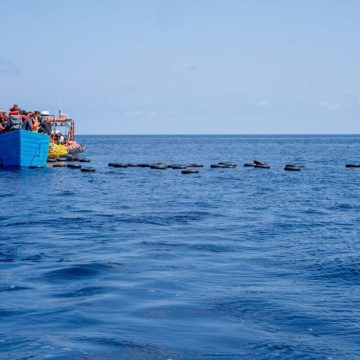 Rescue Mission of Doctors without Borders in the central Mediterranean Sea - 16 Mar 2024 Tragédie au large de la Libye : 53 migrants portés disparus après un naufrage