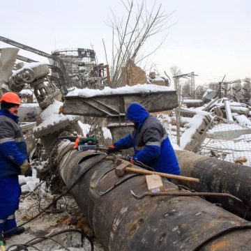 Severely Damaged Darnytska CHPP In Kyiv After Massive Russian Attack La France renforce sa présence commerciale dans la reconstruction de l’Ukraine