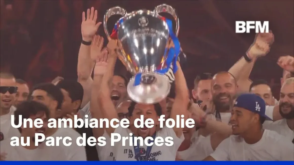 Les Joueurs du PSG Finissent leurs Festivités au Parc des Princes