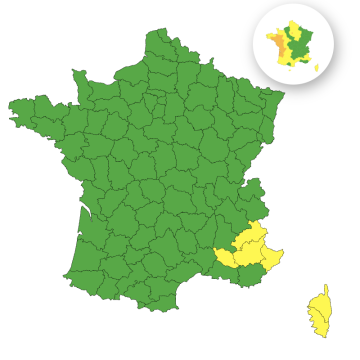 Alerte Météo : Vigilance Jaune pour Orages dans le Sud-Est