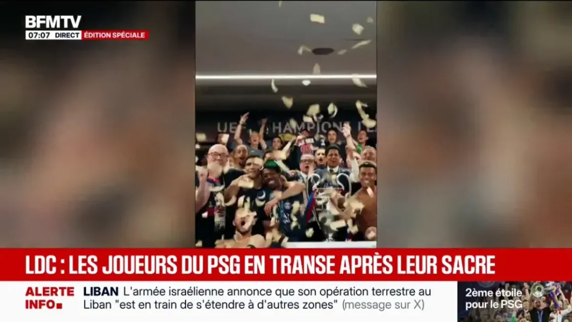 Le PSG fête son sacre en Ligue des champions