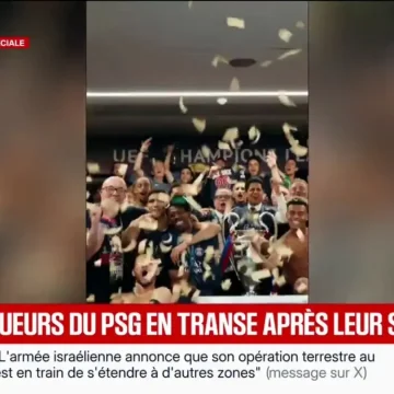 Le PSG fête son sacre en Ligue des champions