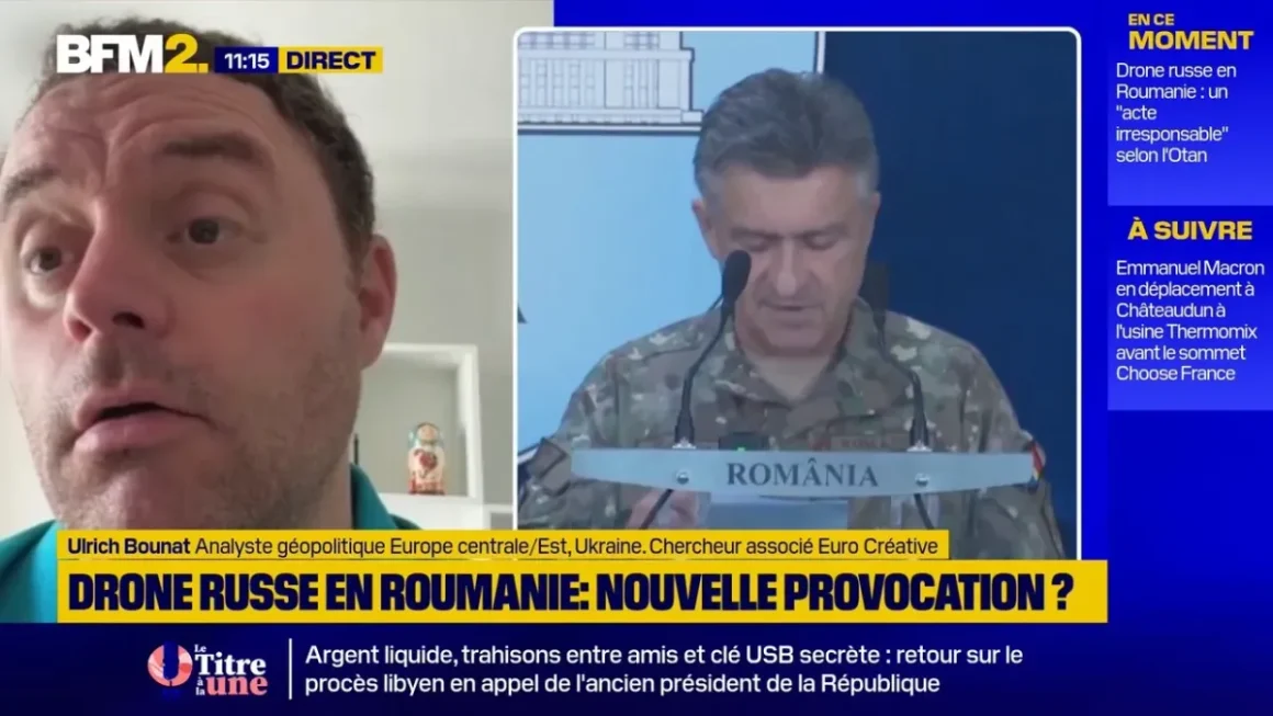 Réaction au crash d’un drone en Roumanie par un analyste géopolitique