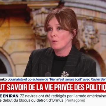 Catherine Ivanichtchenko sur le plateau de BFMTV