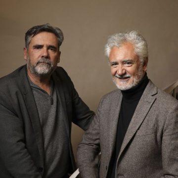 Portrait de Coauteurs à Venise: Éric Giacometti et Jacques Ravenne