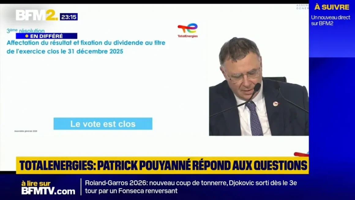Patrick Pouyanné participe à l’assemblée générale de TotalEnergies