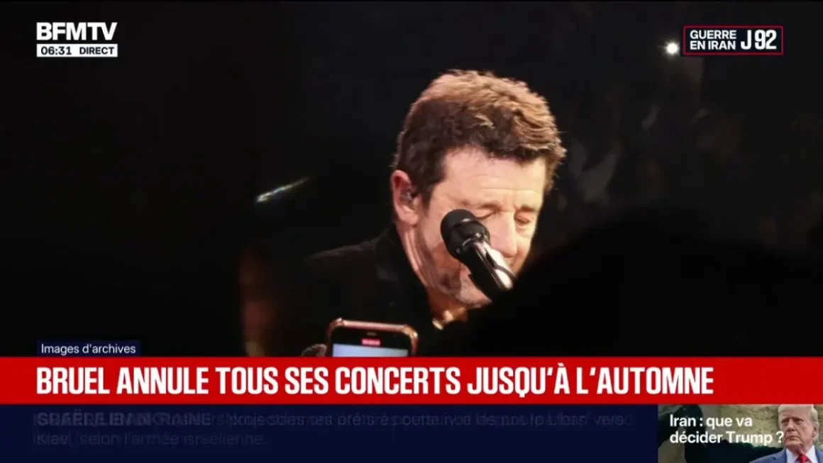 Patrick Bruel annule sa tournée estivale