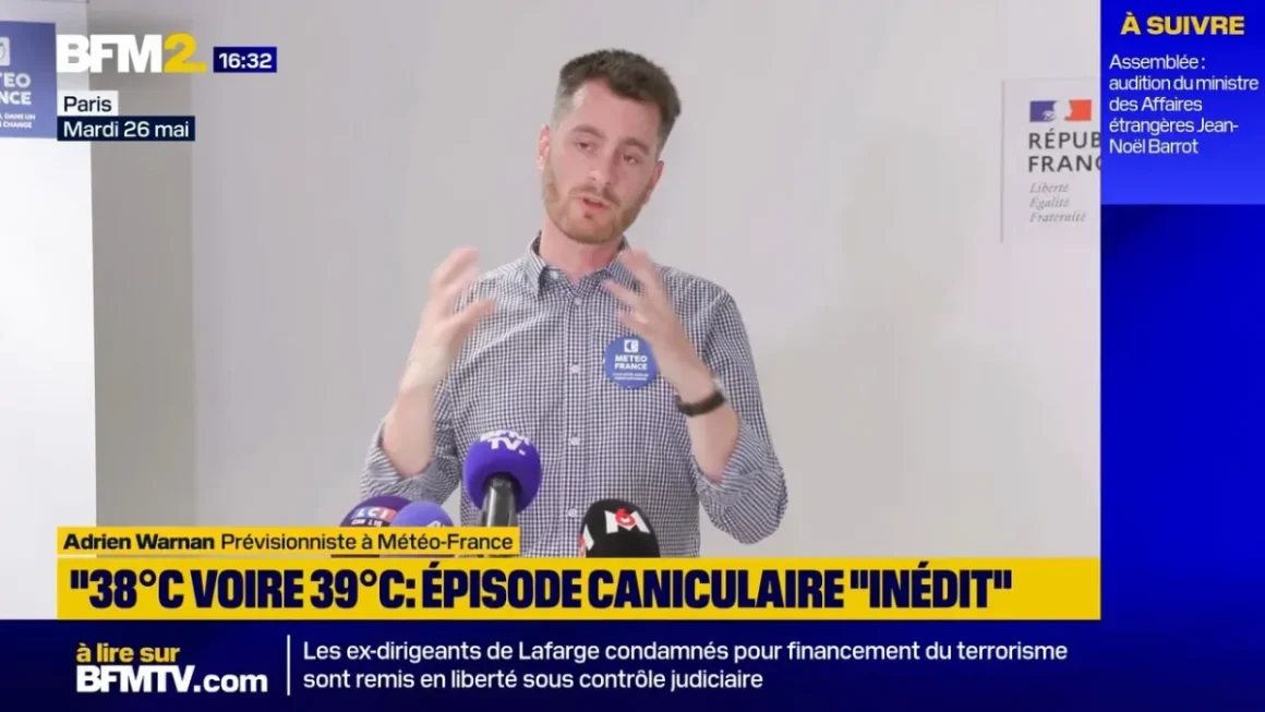 Adrien Warnan commente la vague de chaleur précoce en France