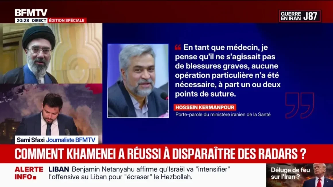 Mojtaba Khamenei admis à l’hôpital avec des blessures légères