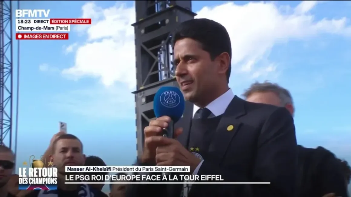 Le Discours de Nasser al-Khelaïfi aux Supporters sur le Champ-de-Mars