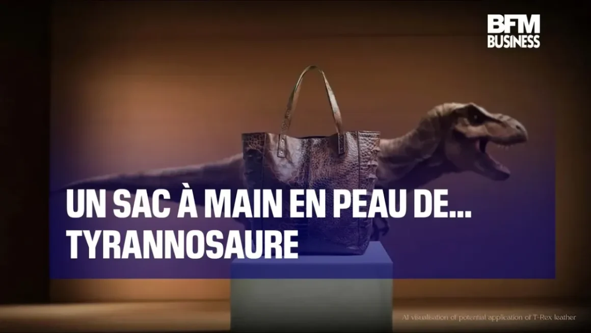 Un sac en peau de T-Rex reconstituée : Une alliance entre IA et génétique