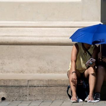 La France sous une vague de chaleur précoce en mai