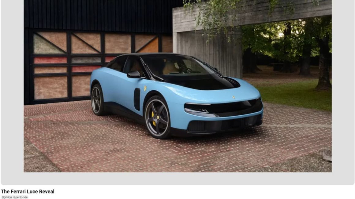 Un design controversé pour la première voiture électrique de Ferrari
