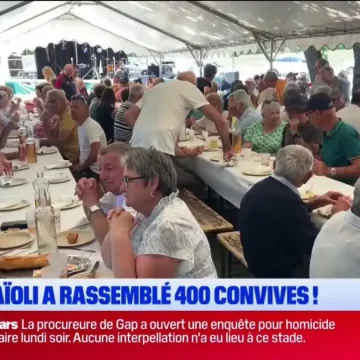 Aiglun célèbre la Pentecôte avec un aïoli géant