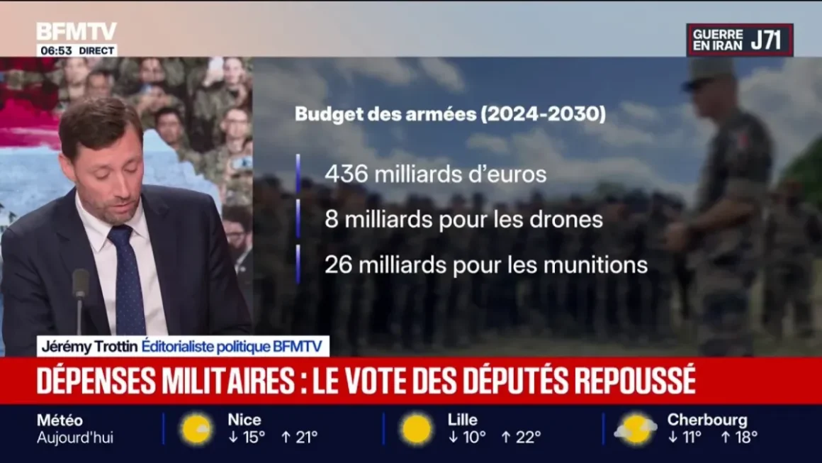 Le report du vote sur la loi de programmation militaire