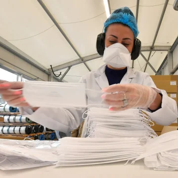 La baisse de la production de masques en France : une inquiétude grandissante