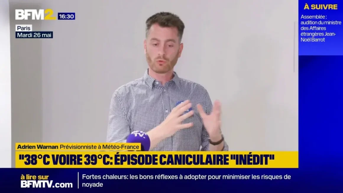 Vague de chaleur précoce en France : Analyse d’Adrien Warnan