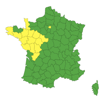Vigilance Jaune pour Canicule dans 18 Départements