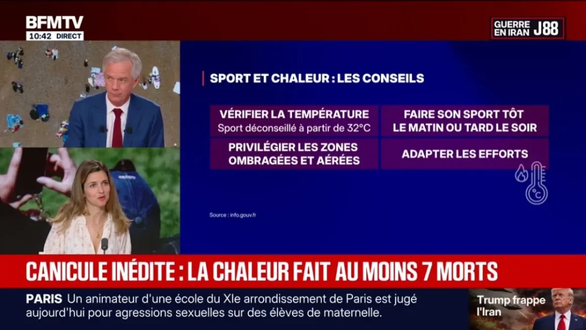 La canicule en France entraîne plusieurs décès