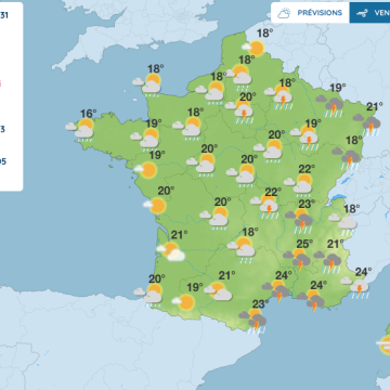 Chute des températures après la canicule en France