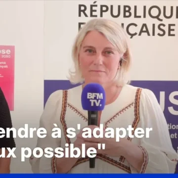 Stéphanie Rist discute de la canicule sur BFMTV