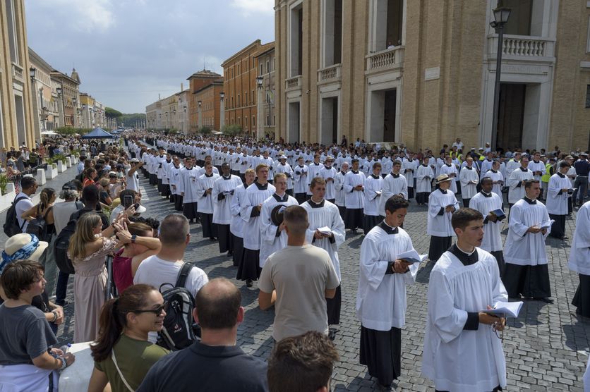 Jubilee: The Pilgrimage Of The Priestly Fraternity Of Saint Pius X. Rome, Italy. La question de l’obéissance dans l’Église et la Fraternité Saint-Pie-X