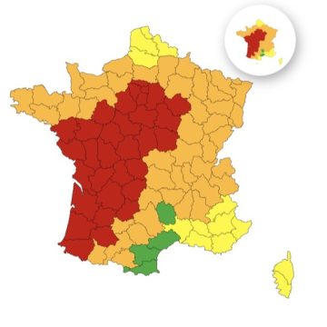 45 départements en vigilance orange pour canicule