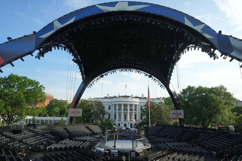 APTOPIX UFC Freedom 250 Trump Les combats de MMA à la Maison-Blanche sous l’égide de Donald Trump