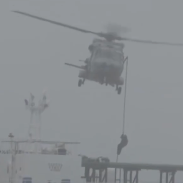 Interception d’un pétrolier russe par la France