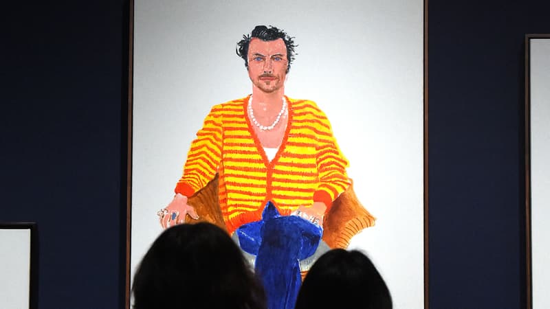 38db3ef6-abde-424a-91fc-71c3e2d88635 Rencontre artistique entre Harry Styles et David Hockney