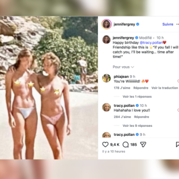 Jennifer Grey partage un souvenir des années 1980 avec Tracy Pollan