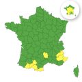 Alerte Météo pour les Orages et la Canicule en France