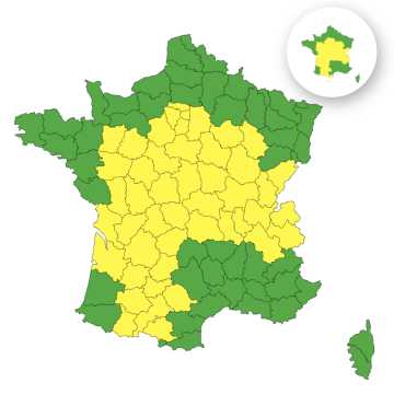 Alerte Canicule: 49 Départements en Vigilance Jaune