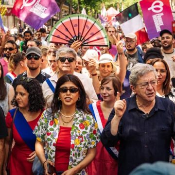 Mobilisation contre le racisme à Paris menée par La France insoumise