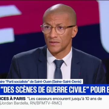 Karim Bouamrane discute des incidents après le triomphe du PSG