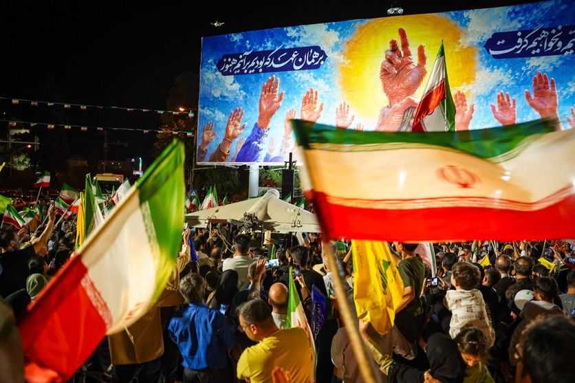 Israel-US Strike Iran: Iranian Pro-Government Rally Iran Espère la Normalisation Après l’Accord avec les États-Unis