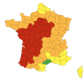 Vigilance Rouge Canicule Maintenue pour 49 Départements en France
