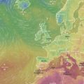 Un changement météorologique rapide en France