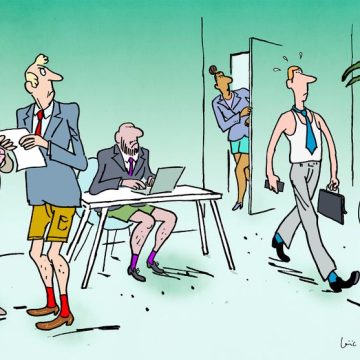 Le port du bermuda au travail face aux canicules