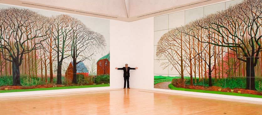 David Hockney Introduces His Painting - Bigger Trees Near Warter La Joie dans l’Œuvre de David Hockney