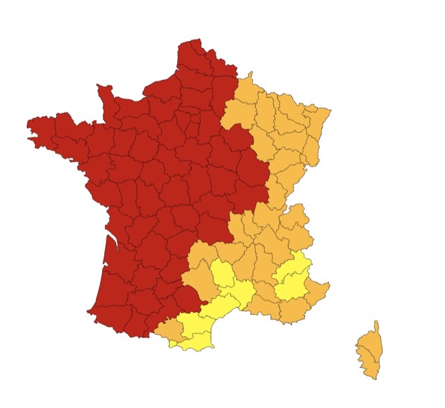 9ab2cfb3-ad77-4de1-a3d2-141b5b7c6bd1 Vigilance Rouge pour 58 Départements en France en Raisons d’une Canicule