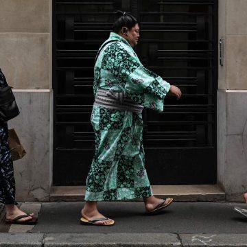 L&rsquo;élite du sumo japonais se présente à Paris : entre combats et culture