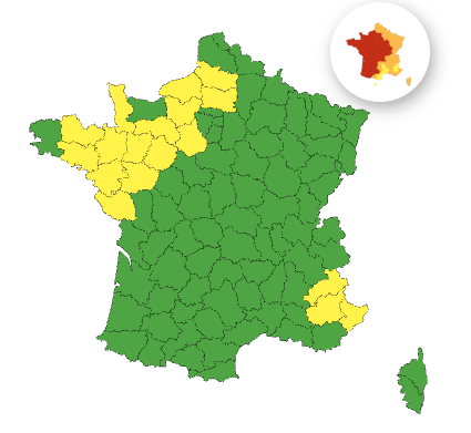 aa55557c-d767-430d-b5e8-07725d4a7591 Orages et Canicule: Alertes Météo en France pour le 23 Juin