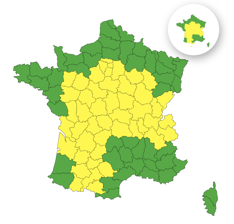 ae0cb85e-b43a-41a4-b756-bab17311b367 Alerte Canicule : Vigilance Jaune Pour 50 Départements
