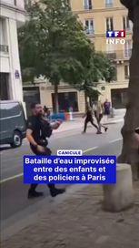 b998773c-b23d-4a89-a22b-c969279df214 Canicule : Enfants et Policiers S’unissent pour une Bataille d’Eau à Paris