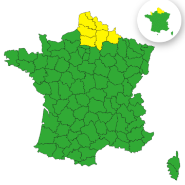 Météo France : Alerte Jaune pour Orages dans 6 Départements