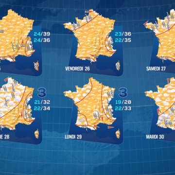 La France fait face à une canicule record