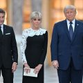 Accueil de Donald Trump au Château de Versailles par Emmanuel Macron
