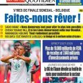 Belgique-Sénégal : Un Match Décisif Pour Les Lions