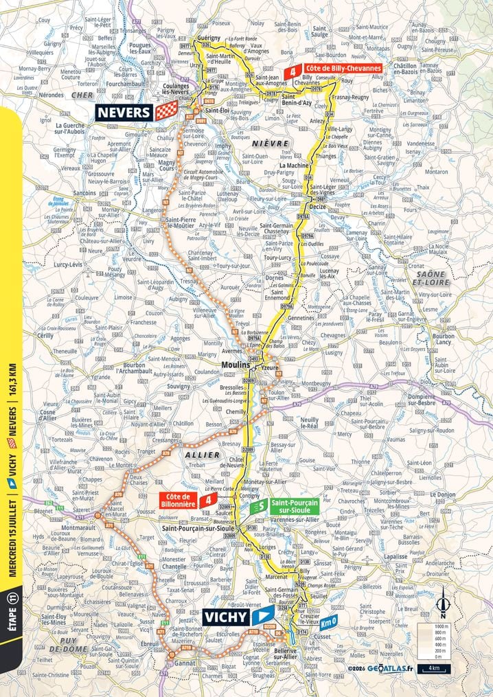 0e8d1e7c-37e7-401b-bcc3-1eea9096d94d Tour de France 2026 : Résumé, horaires de la 11e étape et classement général actuel